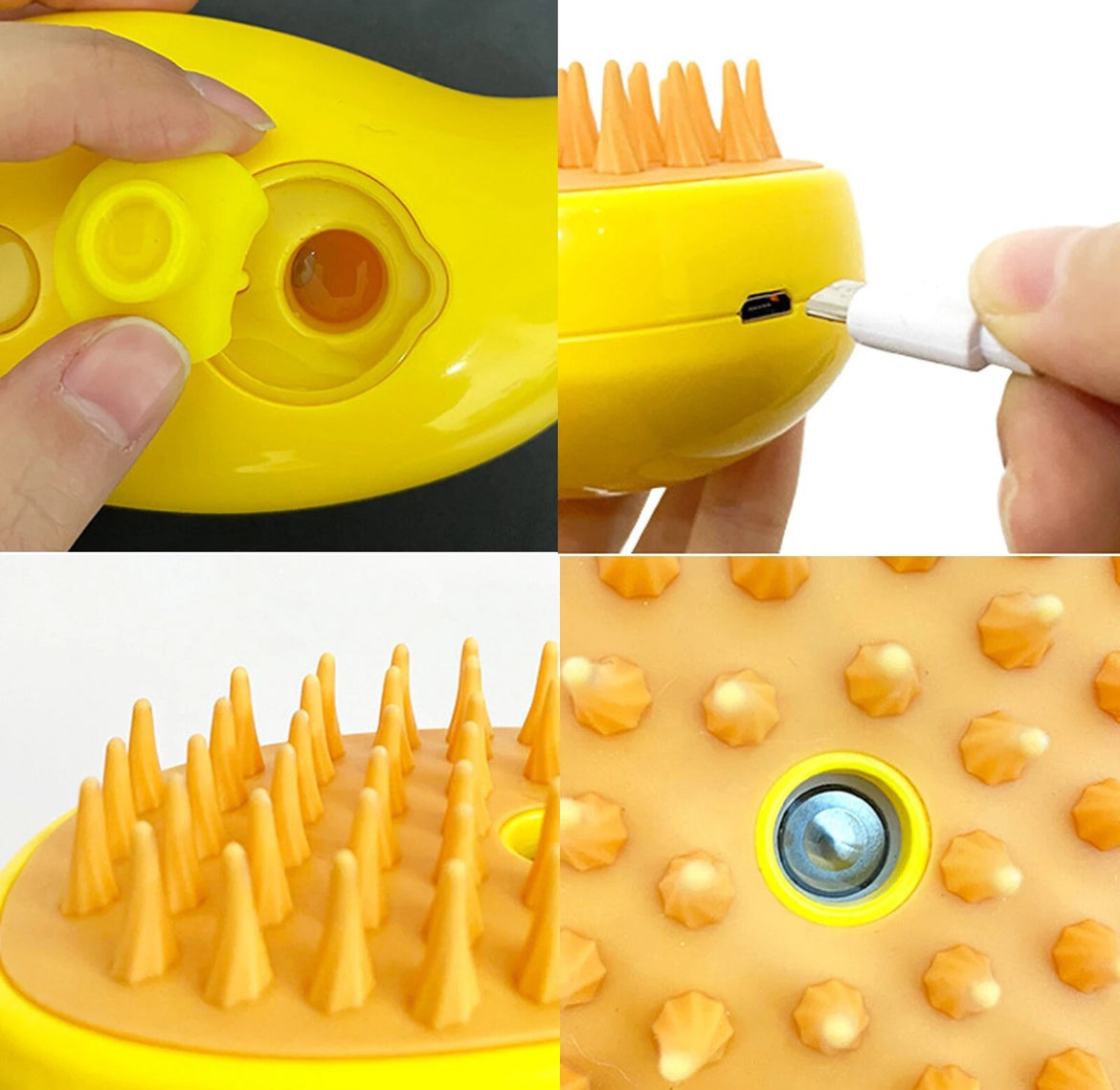 🎁 Cepillo vapor para mascota